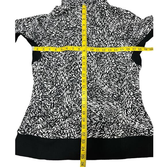 Athleta Triumph Printed Hoodie Sweatshirt Sweat Jacket Windstorm Full Zip - Picture 10 of 10